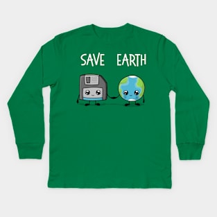 Save Earth Kids Long Sleeve T-Shirt